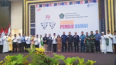 Kemenag Provinsi NTT Gelar Deklarasi Pemilu Damai