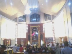 Perayaan Misa Akhir Tahun di Gereja St. Yoseph Pekerja Penfui