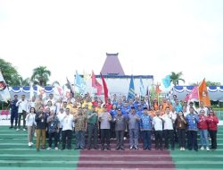 Pj. Wali Kota Pimpin Apel KORPRI dan Deklarasi Pemilu Damai Tingkat Kota Kupang