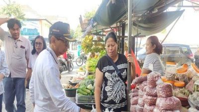 Penjabat Gubernur NTT Tinjau Kestabilan Harga Sembako di Pasar Oebobo dan Pasar Naikoten