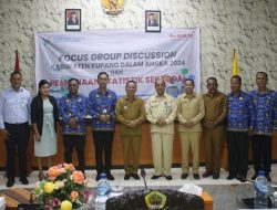 Bupati Kupang Buka FGD Kabupaten Kupang dalam Angka 2024 dan Pembinaan Statistik Sektoral