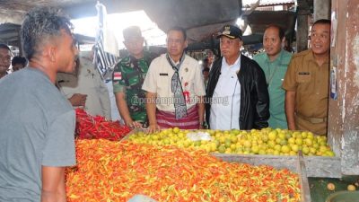 Sidak Pasar Bersama TPID, Pj. Wali Kota Imbau Masyarakat Tidak Panic Buying