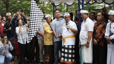 Sambut Hari Raya Nyepi, Pj. Wali Kota Lepas Peserta Pawai Ogoh-Ogoh