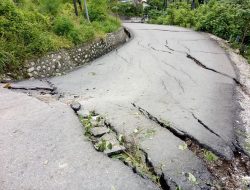 Kerusakan Jalan Taebenu, Warga Diminta Waspada