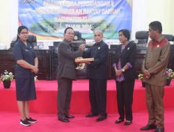 PENYERAHAN LAPORAN KETERANGAN PERTANGGUNGJAWABAN BUPATI KUPANG TAHUN 2023