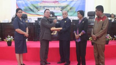 PENYERAHAN LAPORAN KETERANGAN PERTANGGUNGJAWABAN BUPATI KUPANG TAHUN 2023