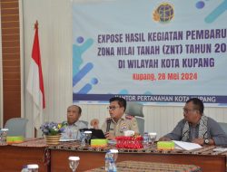 Pemkot Kupang Dukung Pembaruan ZNT Tahun 2024 di Wilayah Kota Kupang