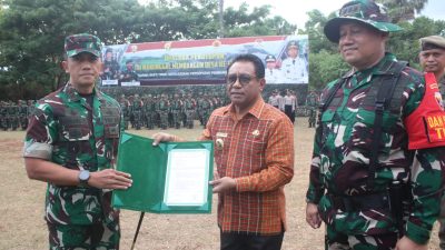 Pj.Bupati Kupang Akui Kehadiran TNI Menjadi Salah Satu Afirmasi Pembangunan Efektif di Kabupaten Kupang