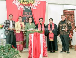 Hadiri Ibadah Syukur HUT ke-23 Jemaat Marturia Oesapa Selatan, Pj. Wali Kota Resmikan Menara Lonceng Gereja