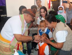 Pj. Wali Kota Lakukan Pencanangan PIN Polio, Targetkan 95% Anak Di Kota Kupang Diimunisasi