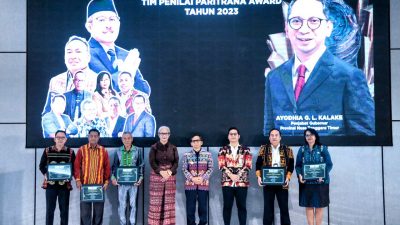 Pj. Gubernur NTT Minta Peningkatan Jamsostek di Penganugerahan Paritrana Award 2023