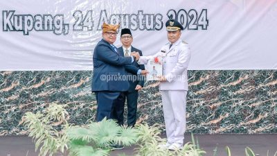 Pj. Gubernur NTT Lantik Linus Lusi Sebagai Pj. Wali Kota Kupang