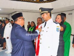 Pj. Wali Kota Lantik 17 Pejabat