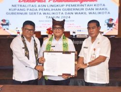 Pj. Wali Kota Ingatkan ASN Kota Kupang Jaga Netralitas Jelang Pemilukada
