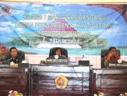 Sidang III Masa Persidangan III DPRD Kabupaten Kupang di Buka