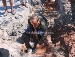 Pj. Wali Kota Hadiri Acara Peletakan Batu Pertama BLK Multi Media Sinode GMIT