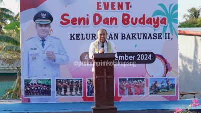 Asisten Administrasi Umum Sekda Buka Festival Seni dan Budaya Kelurahan Bakunase ll