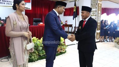 Pj. Wali Hadiri Pelantikan Pimpinan DPRD Kota Kupang Periode 2024-2029