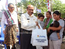 Pj. Wali Kota Kupang Dukung Peluncuran Gerakan Kemanusiaan Penurunan Stunting Terintegrasi oleh Pj. Gubernur NTT