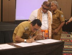 Pj.Bupati Kupang Tandatangani Kerjasama  Dengan Pemerintah Provinsi NTT dalam Bidang Perpajakan