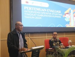 Plt.Sekda Marthen Rahakbauw Buka Pertemuan Evaluasi Intervensi Spesifik Stunting  Tingkat Kabupaten Kupang