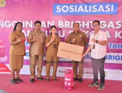 Resmikan Sosialisasi Bright Gas di Hari Guru Nasional, Pj. Wali Kota Dorong Energi Bersih dan Aman