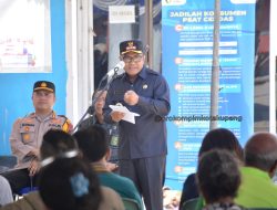 Resmikan Program PAS AMAN, Pj. Wali Kota Dorong Pasar Sehat, Aman, dan Ramah Lingkungan