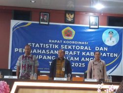 Mesak Elfeto Buka Rapat Koordinasi Statistik Sektoral, Tekankan Pentingnya Data Terintegrasi