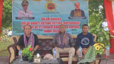 Pembukaan Bulan Bakti Gotong Royong Masyarakat Ke 21 Tingkat KAB. Kupang Tahun 2024