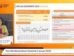 Inflasi NTT Mencapai 0,82 Persen