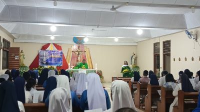 Komunitas Biara SVD dan SSpS Kupang Rayakan Triduum Hari Ketiga Menyongsong Pesta St. Arnoldus Janssen