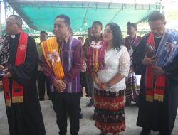 Penjabat Bupati Kupang Hadiri Kebaktian Emiritasi dan  Perhadapan Pendeta di GMIT Ebenhaezer Matani