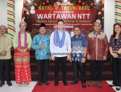 Pj. Wali Kota Hadiri Syukuran Natal dan Tahun Baru Keluarga Besar Wartawan NTT