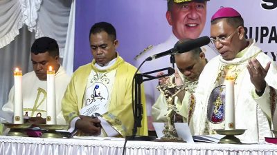 Uskup Atambua Pimpin Misa Syukur Pelantikan Bupati Belu