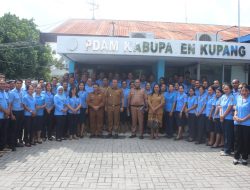 Bupati Kupang Kunjungi Memantau Kinerja PDAM Kabupaten Kupang