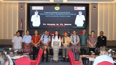 Wawali Buka Forum Konsultasi Publik Rancangan Awal RKPD Kota Kupang Tahun 2026