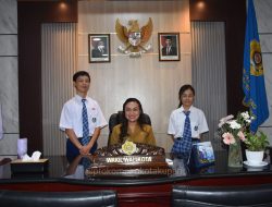 Wakil Wali Kota Kupang Terima Audiensi Dua Siswa Peraih Medali Emas Olimpiade Bahasa Inggris Tingkat Provinsi NTT