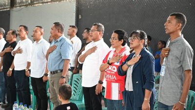 Bupati Kupang Buka Turnamen Futsal KKO Cup III Futsal Lintas Agama 2025