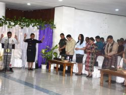 Wali Kota dan Wakil Wali Kota Kupang Hadiri Ibadah Paskah Oikumene Lingkup Pemkot