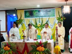 Pemberkatan Kapela di Gua Maria Bikono
