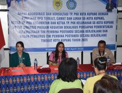 Wawali Kupang Buka Rapat Koordinasi dan Konsultasi TP PKK Kota Kupang