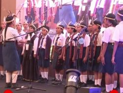 Suara Emas! SD Kristen Tunas Gloria dan SMP Katolik Giovanni Kupang Juara