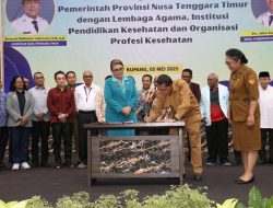 Pemprov. NTT bersama Organisasi Profesi Kesehatan, Institusi Pendidikan Kesehatan, dan lembaga keagamaan teken MoU Percepatan Penanganan Stunting