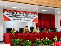 Pemkot Ajukan Ranperda RTRW Kota Kupang Tahun 2025–2045