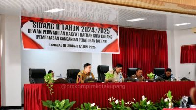Pemkot Ajukan Ranperda RTRW Kota Kupang Tahun 2025–2045