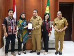 Gubernur NTT Terima Audiensi Head of Climate and Water Stewardship Danone Indonesia