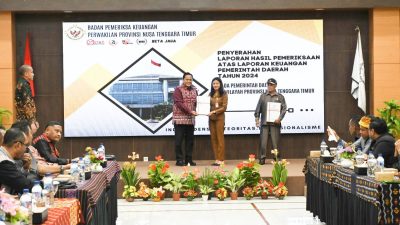 Pemkab Kupang Kembali Meraih Opini WTP Atas Laporan Keuangan Pemerintah Daerah Tahun 2024