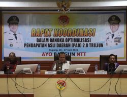 Gubernur dan Wakil Gubernur NTT Pimpin Rapat Koordinasi Dalam Rangka Optimalisasi PAD, Tekankan perlunya Loncatan, Inovasi serta Kolaborasi