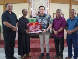 Wali Kota Kupang Serahkan Bantuan Sosial Rumah Ibadah di Stasi St. Fransiskus Xaverius Naimata