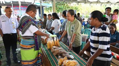 Bupati Kupang Kunjungi Jambore Part Klasis Fatuleu Teritori  2 dan 3 di Oelbeba
